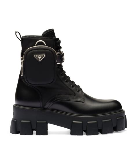 prada monolith boots.